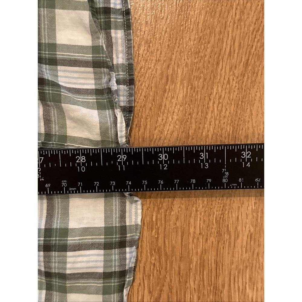 J. Crew Indian Madras Shirt Men's Medium Multicolor Plaid Light Weight Cotton - Picture 4 of 6
